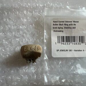 Magnolia Pearl Beloved Moose Antler Ring (size 9)